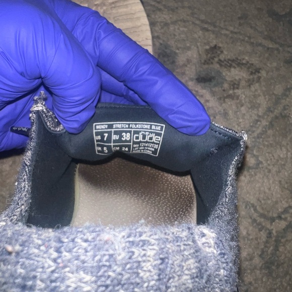 Hey Dude Women's Blue and White Shoes - Picture 3 of 3